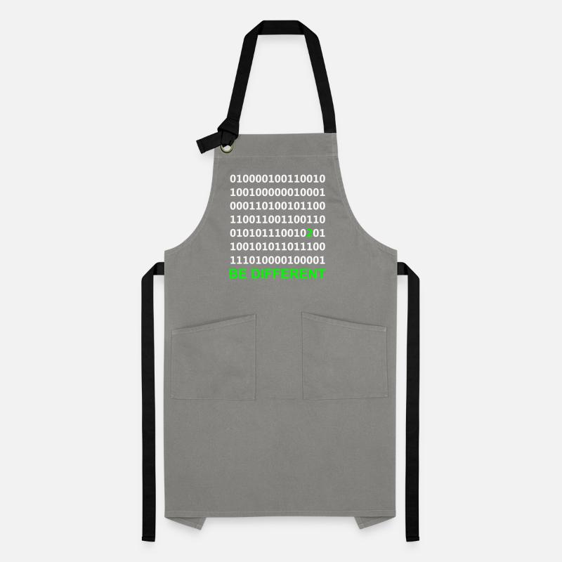 Be Different - Binary - Digital Artisan Apron