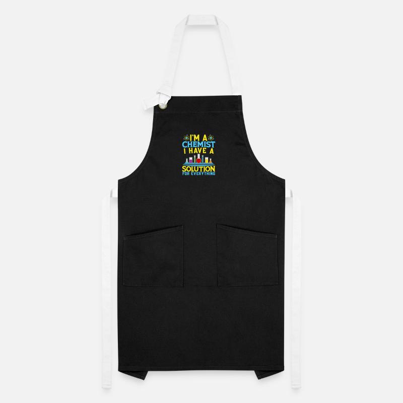 Funny Chemist Solution For Everything Chemistry Artisan Apron
