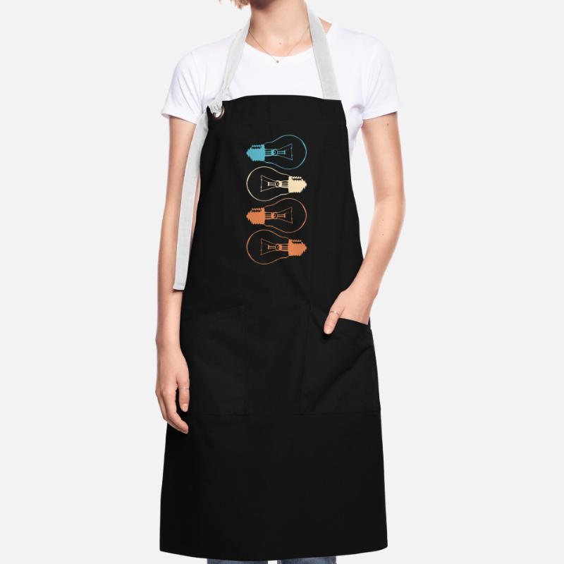 Idea Light Bulb Light Brain Lamp Thinking Vector Artisan Apron
