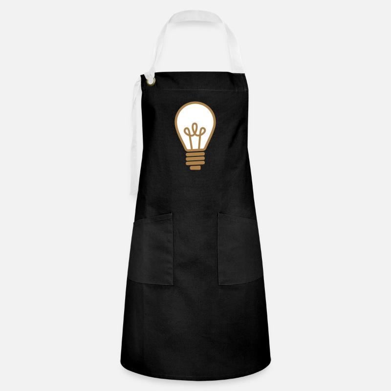 Bulb - Artisan Apron - black/white