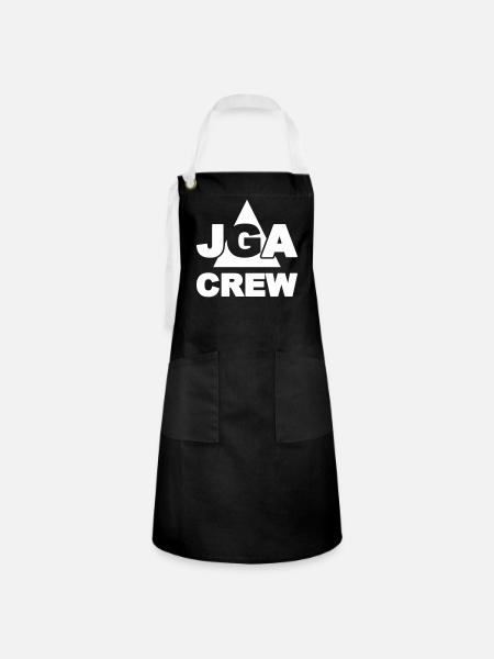 JGA Crew - Kontrastschürze - Schwarz/Weiß