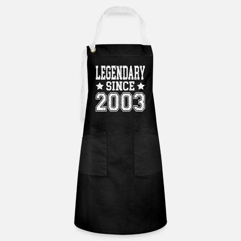 Legendary since 2003 - Artisan Apron - black/white
