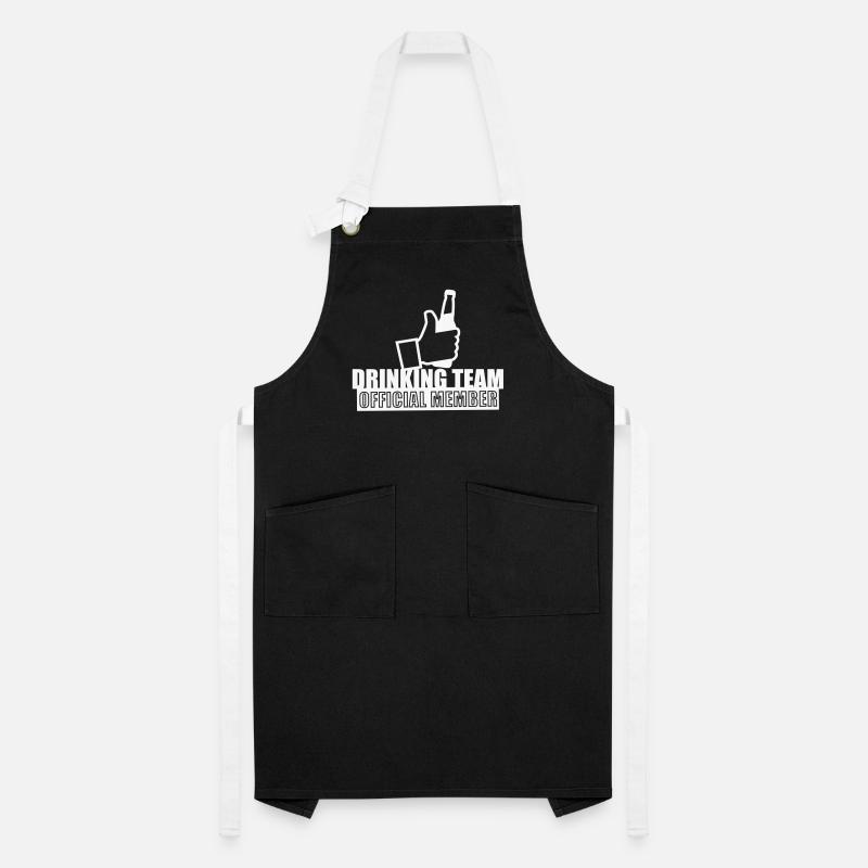 Official member of the drinking team - Fun Artisan Apron