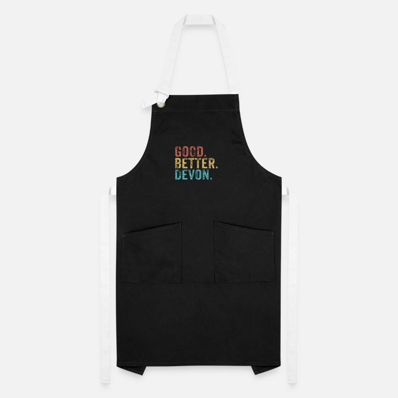 Cool guys are called devon Artisan Apron