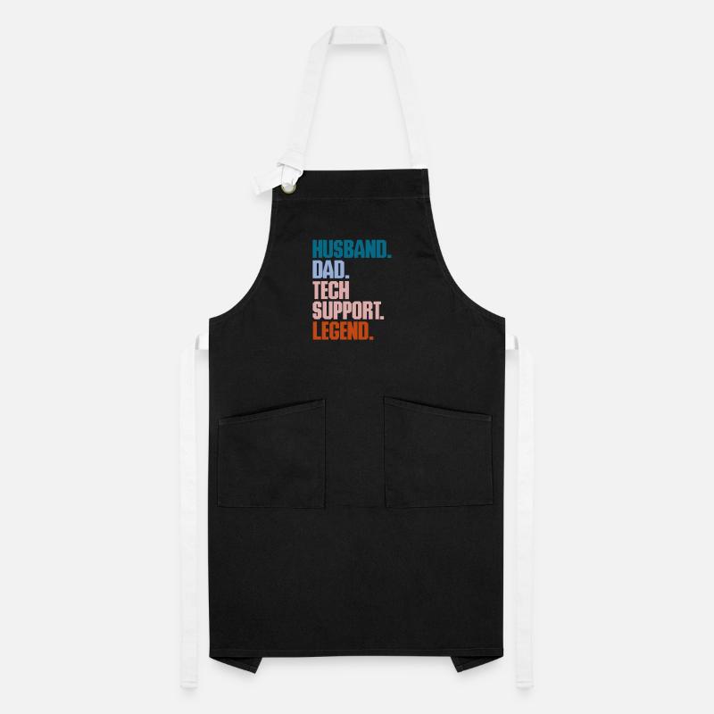 Support technique Computer It Admin Cadeau Tablier contrasté