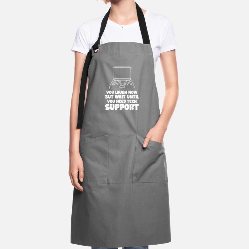 Technical Support Computer It Admin Gift Artisan Apron