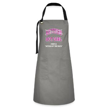 Retirement - Artisan Apron - grey/black - Front - Zoe (177cm)