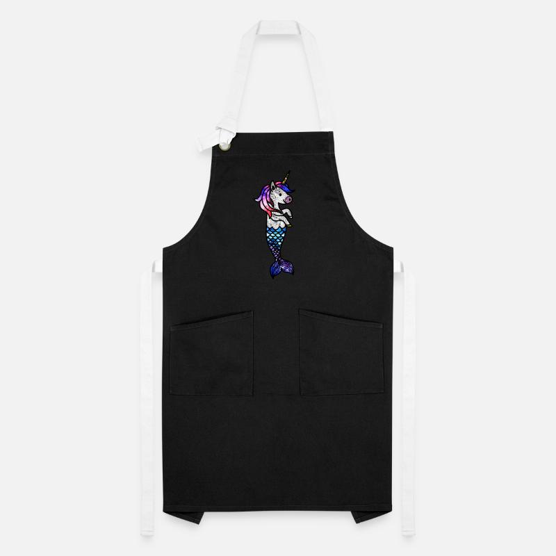 Cosmic Sea Unicorn Artisan Apron