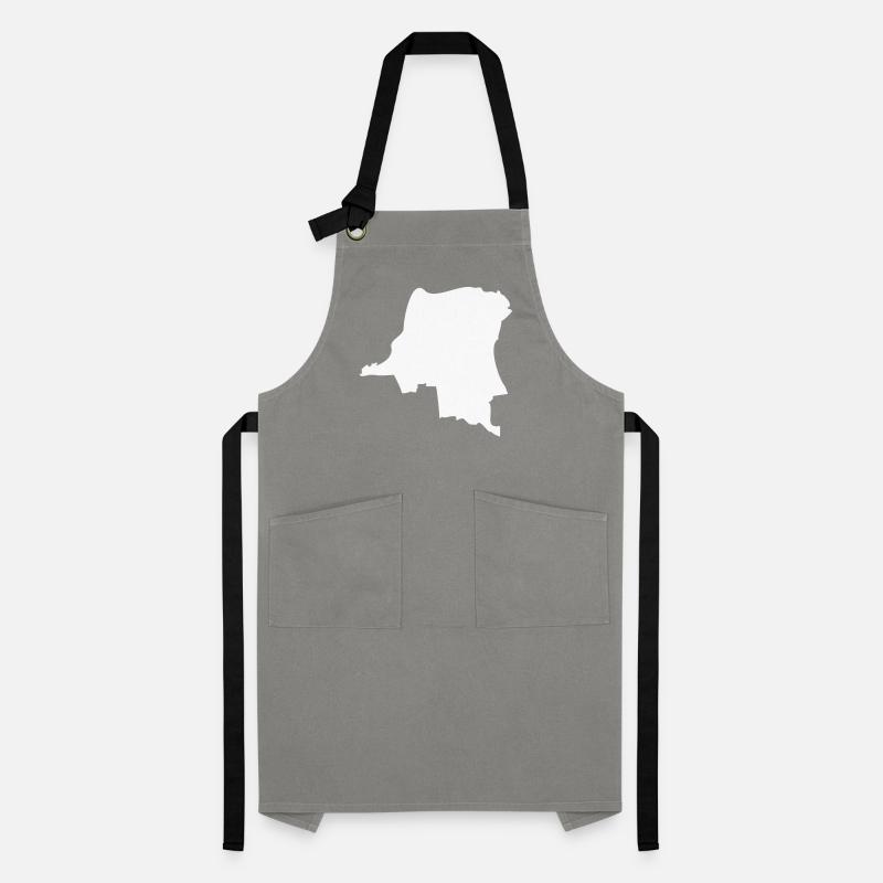 Congo map flag Artisan Apron