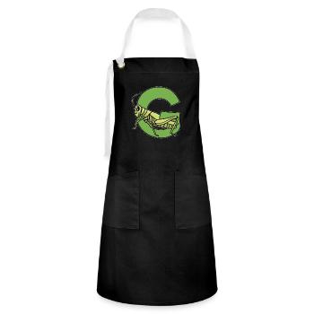 grasshopper - Artisan Apron - black/white - Front - Zoe (177cm)