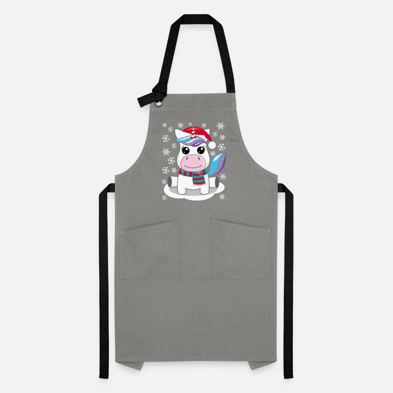 Unicorn Christmas gift Christmas present Artisan Apron