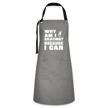 Skating - Artisan Apron - grey/black - Front - Zoe (177cm)