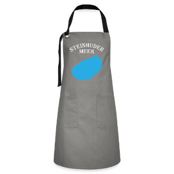 Steinhuder Meer Outline Eaux calmes - Tablier contrasté - gris/noir - Devant - Zoe (177cm)