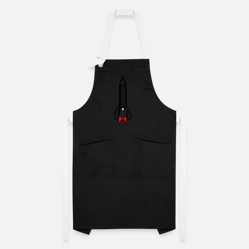Spacecraft Rocket Space Space Flight Vector Artisan Apron
