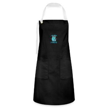 Neurologist Neurosurgery Neurosurgeon - Artisan Apron - black/white - Front - Zoe (177cm)