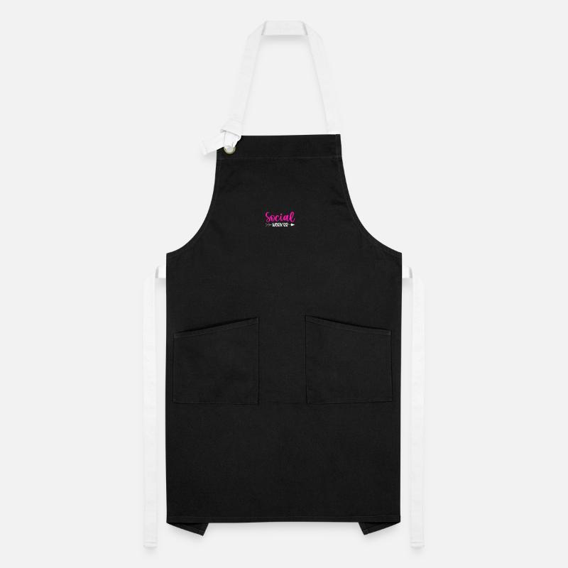 School Social Worker Artisan Apron