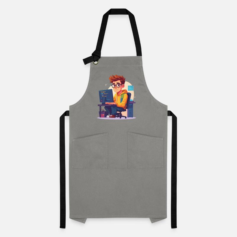 Programmer or nerd Artisan Apron