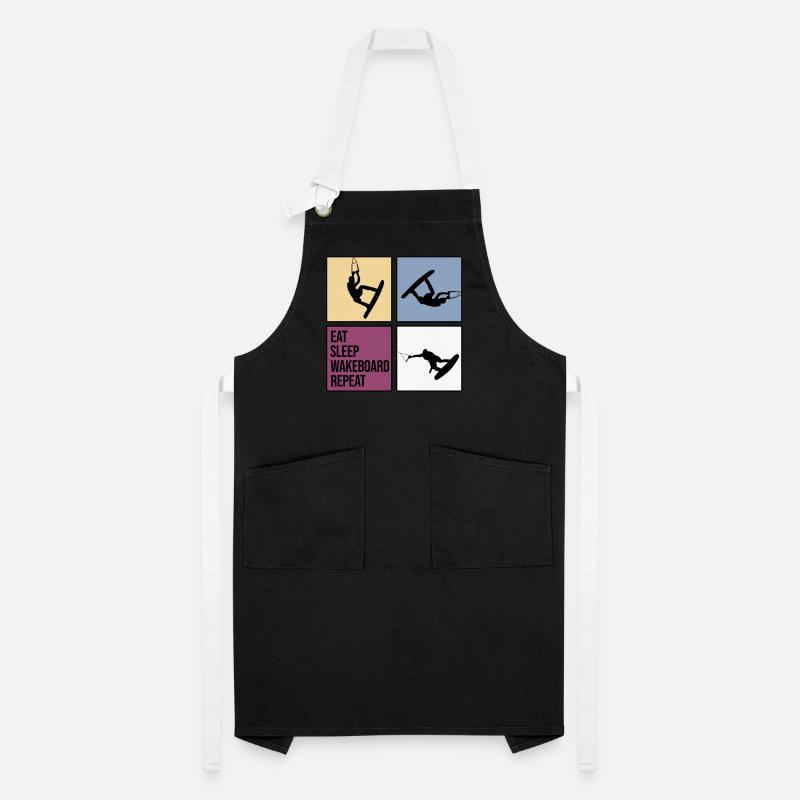 wakeboard wakeboarder cable wasserratte repeat Artisan Apron