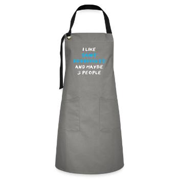 Saint Berdoodle - Artisan Apron - grey/black - Front - Zoe (177cm)
