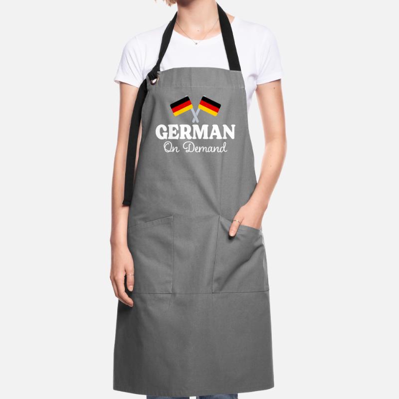 German on request German interpreter Artisan Apron