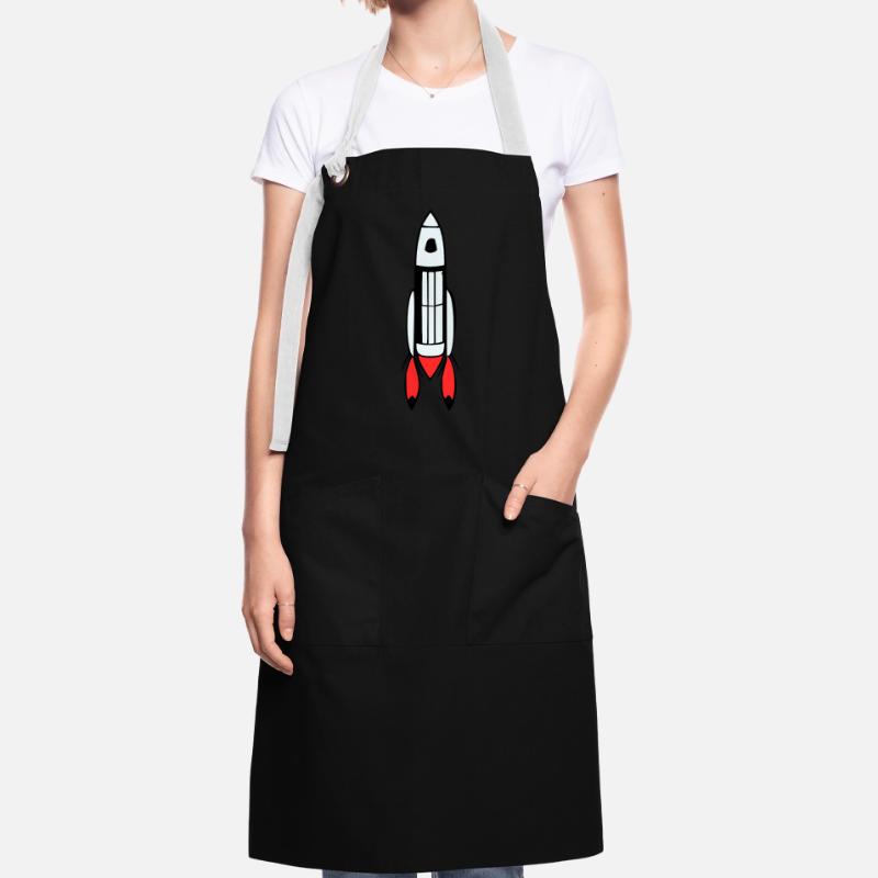 Spacecraft Rocket Space Space Flight Vector Artisan Apron