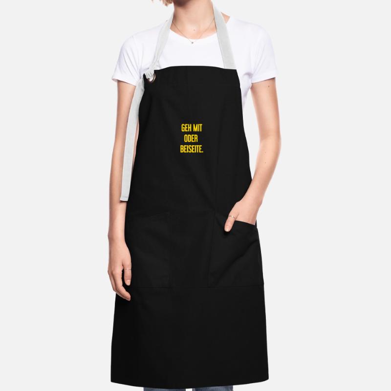 Geh mit oder beiseite Kontrastschürze