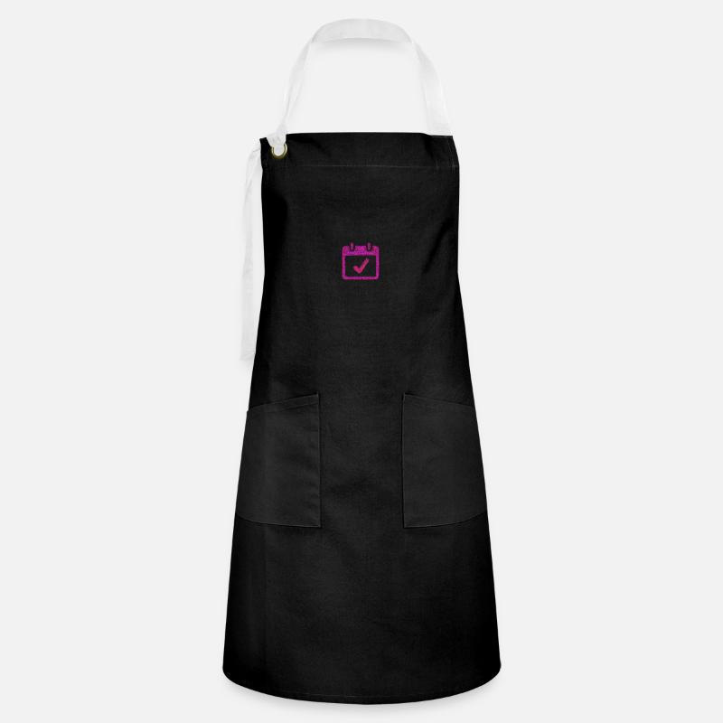 SAVE THE DATE - Artisan Apron - black/white
