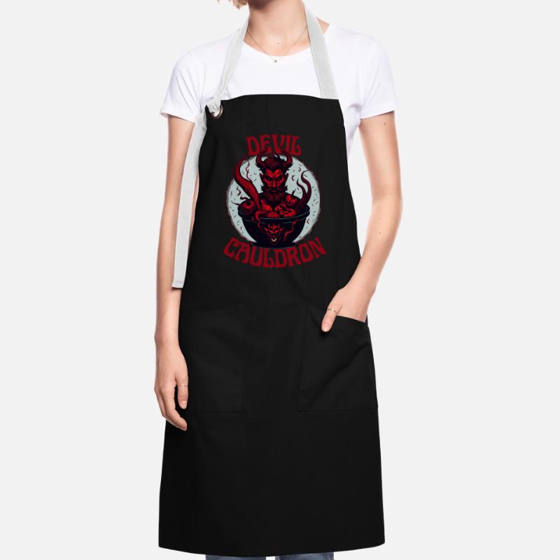 Devil Cauldron Hells Kitchen Artisan Apron