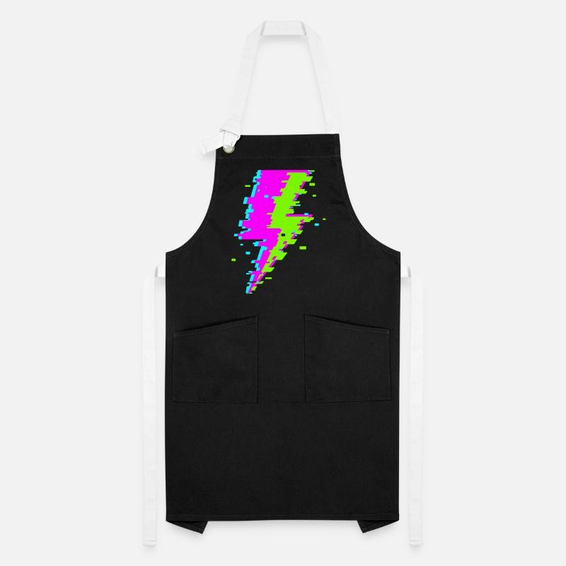 Psychedelic Digital Beam Artisan Apron