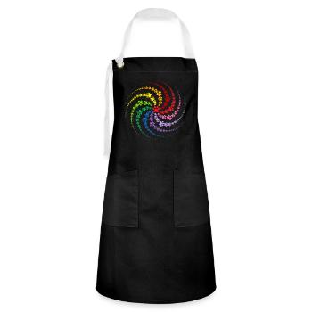 Dog Paw - Artisan Apron - black/white - Front - Zoe (177cm)