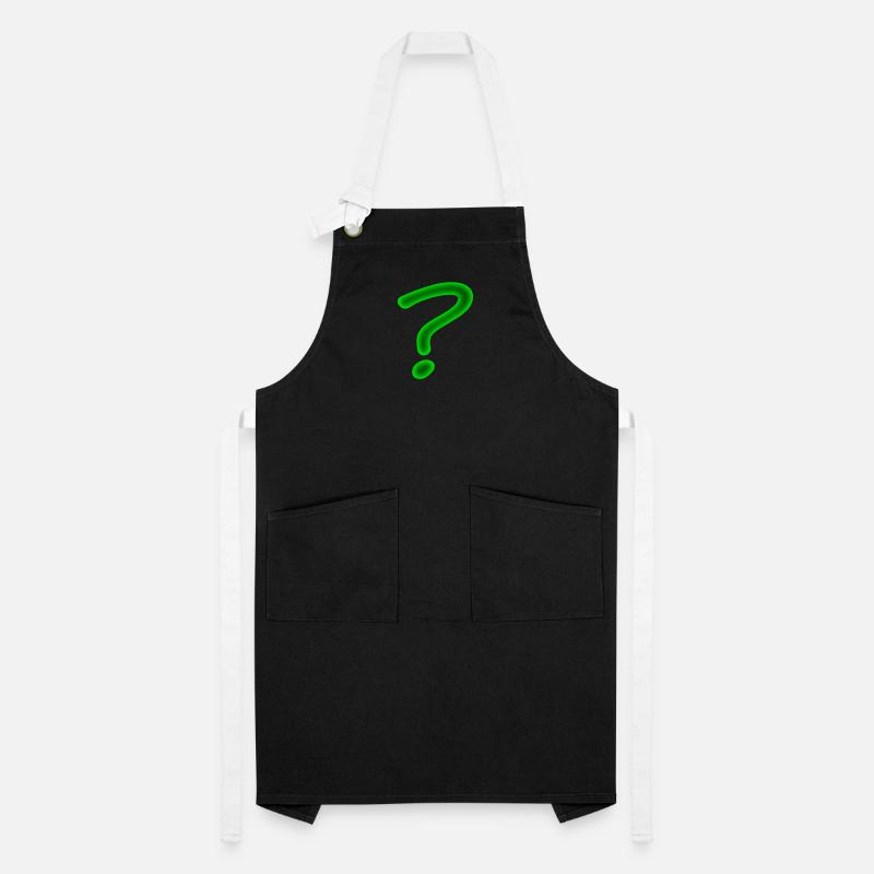 question mark bright Artisan Apron