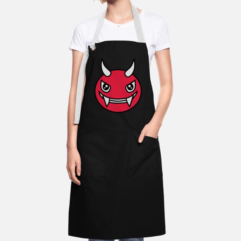 Design Face Evil Devil Artisan Apron