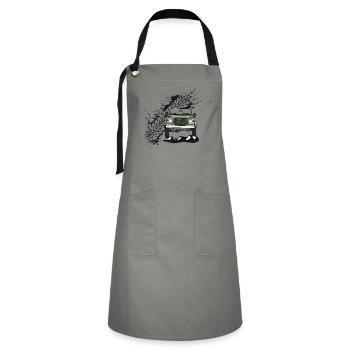 Defender Splash Front - Tablier contrasté - gris/noir - Devant - Zoe (177cm)