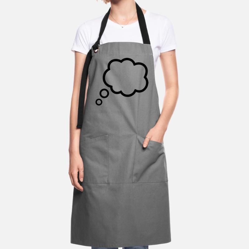 Thinking Bubble Comic Thought Bubble Bubble Thoughts Artisan Apron