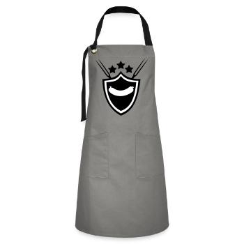 Grilled sausage - Artisan Apron - grey/black - Front - Zoe (177cm)