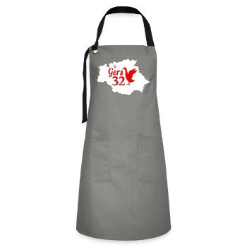 The gers - Artisan Apron - grey/black - Front - Zoe (177cm)