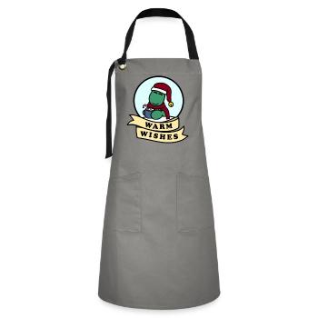 Dolly Warm Wishes - Artisan Apron - grey/black - Front - Zoe (177cm)