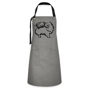 Dwarf spitz - Artisan Apron - grey/black - Front - Zoe (177cm)