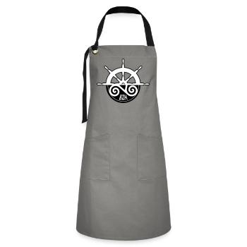 Brittany bzh - Artisan Apron - grey/black - Front - Zoe (177cm)