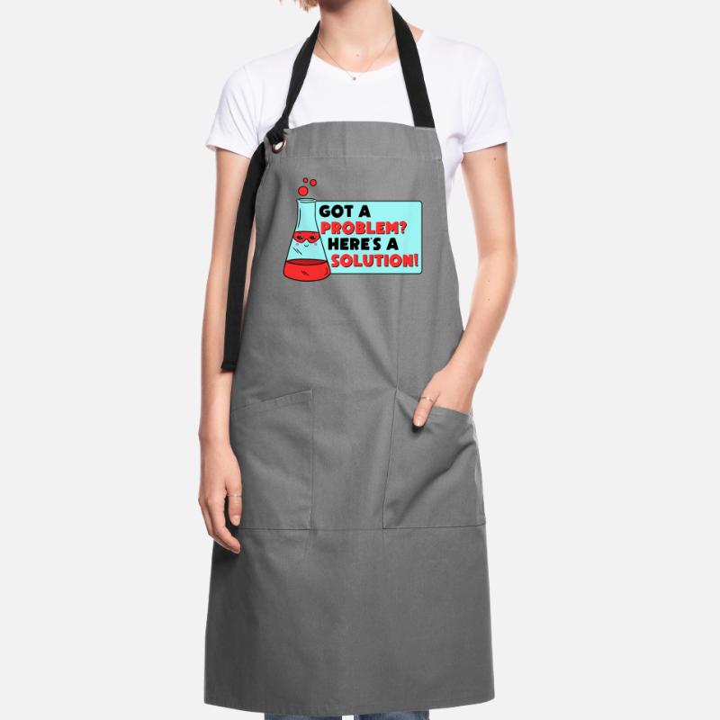 Problem Solution Scientific Solving Science Artisan Apron