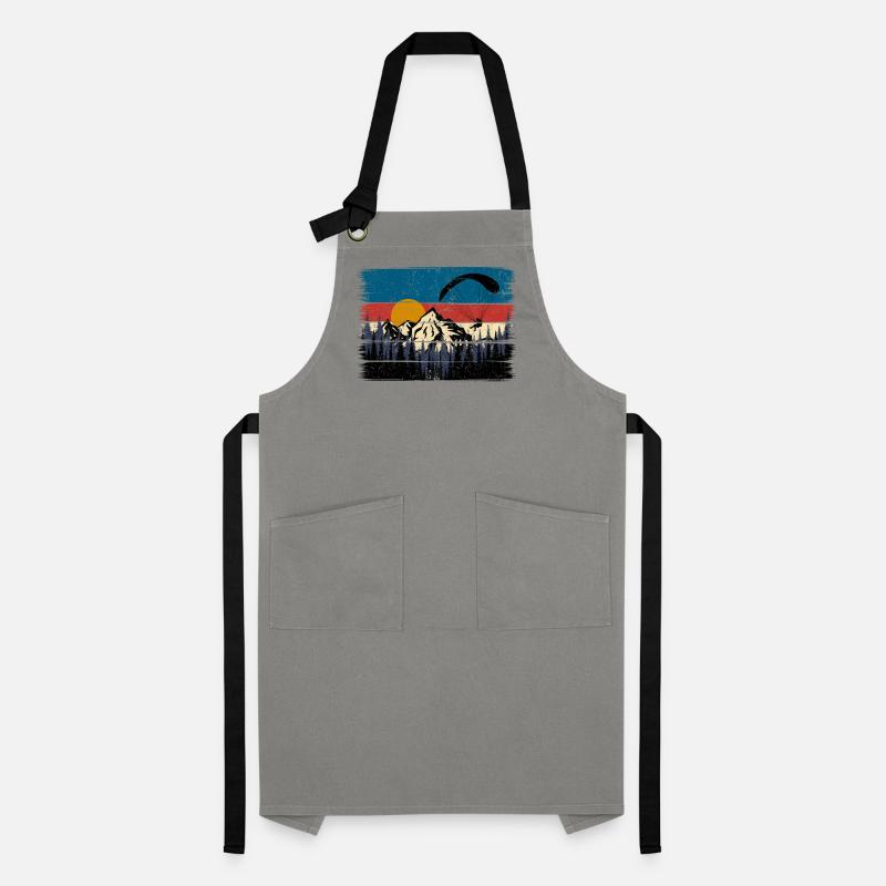 Sunset Summit Paraglide Retro Artisan Apron