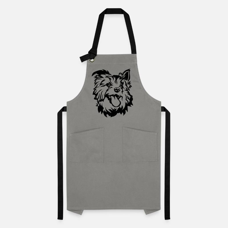 Australian Terrier Head Artisan Apron