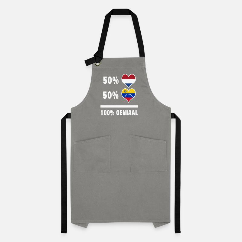 Venezuela et Pays-Bas Drapeau 100% Genius Tablier contrasté