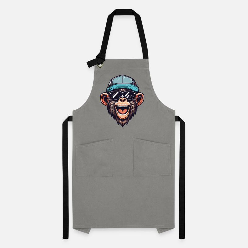 Funny Monkey Artisan Apron