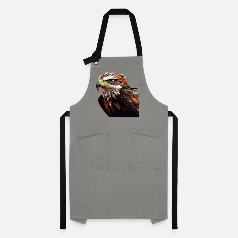 Powerful Eagle Head Artisan Apron
