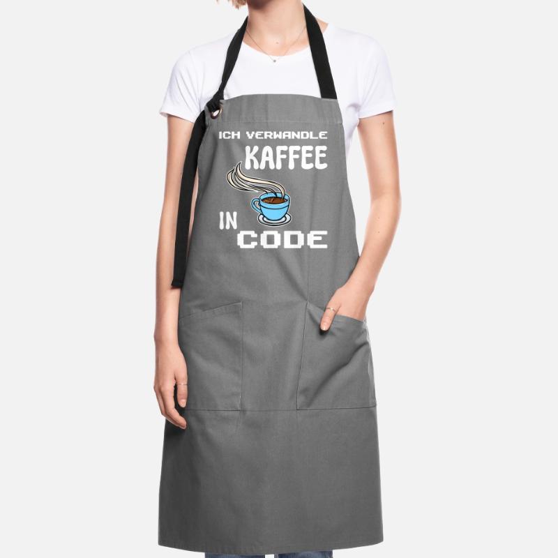 Developer Computerfreak Statement Coden Skripting Kontrastschürze