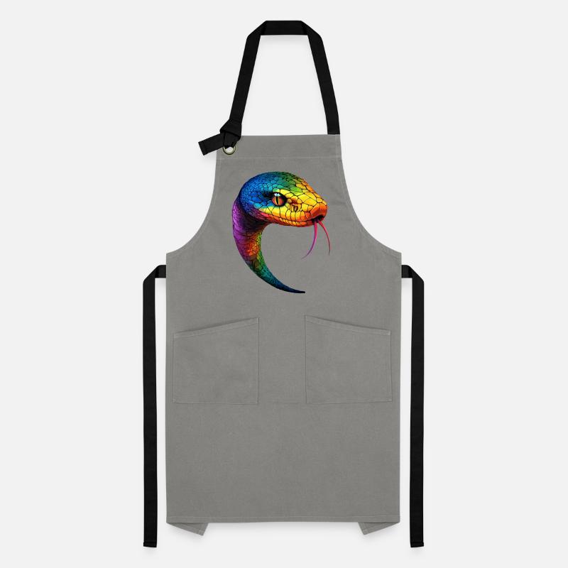 Snake Python Cobra Mamba Rattlesnake Snake Artisan Apron