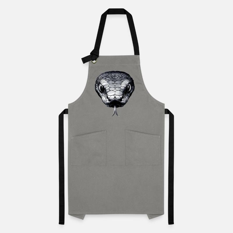 Snake Python Cobra Mamba Rattlesnake Snake Artisan Apron