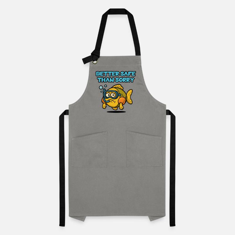 Safe diving fish Artisan Apron