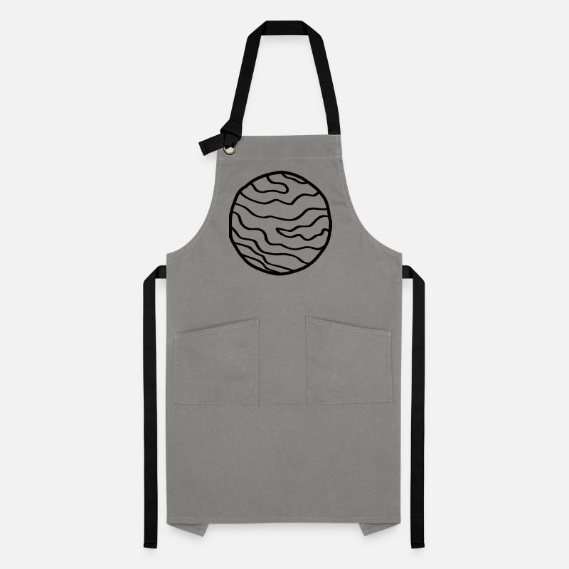 Planet Simple Space Doodle Artisan Apron